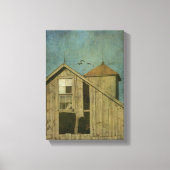 Rural Iowa Barn 5 Canvas Afdruk (Voorkant)