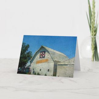 Rural Iowa Barn, Birthday Kaart