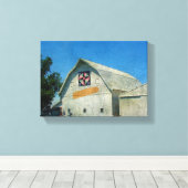Rural Iowa Barn Canvas Afdruk (Insitu (Houten vloer))