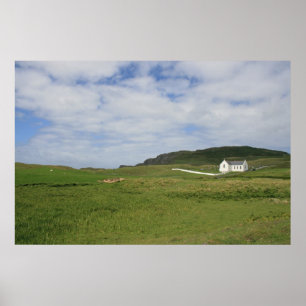 Rural Irish Church Poster