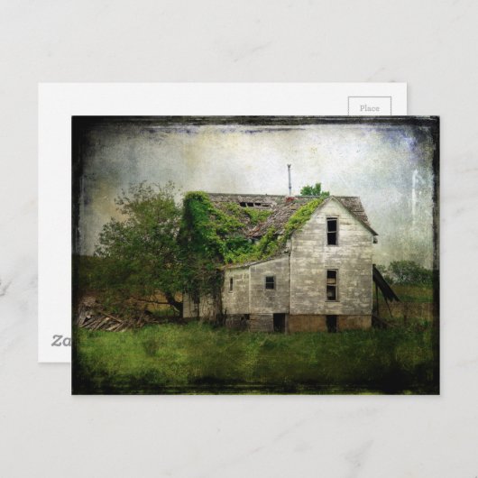 Rural Missouri Abandoned House Briefkaart (Voorkant / Achterkant)