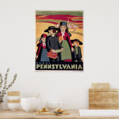 Rural Pennsylvania WPA Art Poster Print (Keuken)