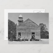 Rural Schoolhouse, 1937 Briefkaart (Voorkant / Achterkant)