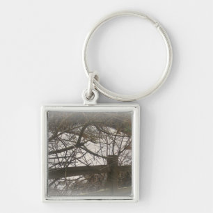Rurale bos cadeau idee sleutelhanger