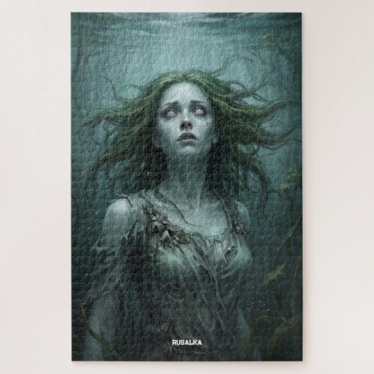 Rusalka Floating in Stagnant Pond Legpuzzel (Verticaal)