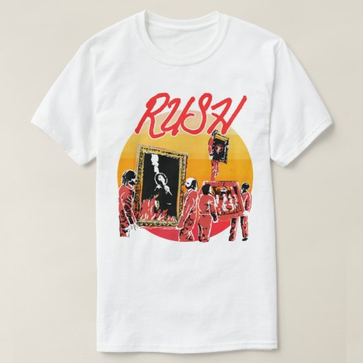 Rush Band Tour 1981 T-shirt (Design voorkant)