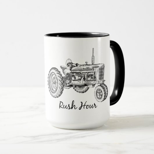 Rush Hour Coffee Mok (Voorkant rechts)