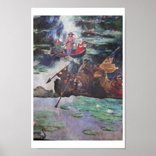 Rush Hour Traffic - collage art Poster (Voorkant)