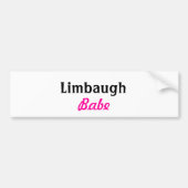 Rush Limbaugh Babe Bumpersticker (Voorkant)
