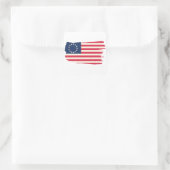 rush-limbaugh betsy ross Flag Vierkante Sticker (Tas)