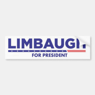 Rush Limbaugh voor de Bumpersticker van Presidente