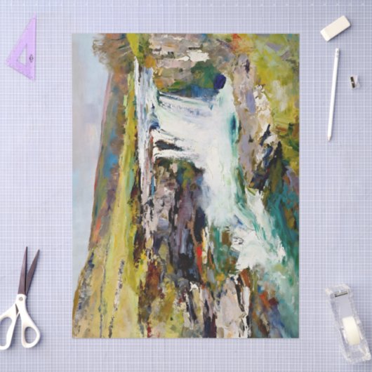 "Rush of the Dales" – A Yorkshire Landscape Tissuepapier (Craft)