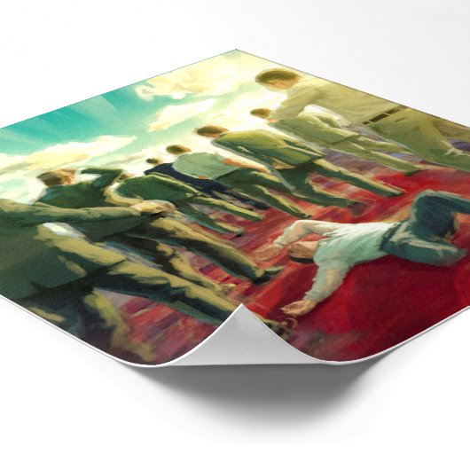 "Rush" Poster Print Digital Wall Art capitalism (Hoek)