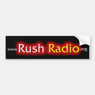 Rush Radio Bumpersticker