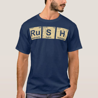 Rush (RuSH) Periodic Table Elements Shirt