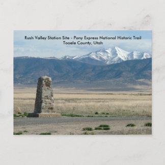 Rush Valley Station Briefkaart