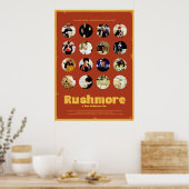 Rushmore met de vele gezichten van Max Fischer Poster (Keuken)