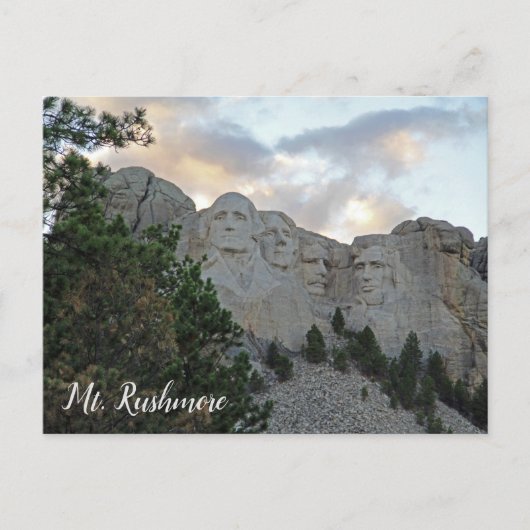 Rushmore South Dakota National Park Briefkaart (Voorkant)