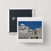 Rushmore Vierkante Button 5,1 Cm (Voorkant /achterkant)