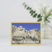 Rushmore Vintage Travel Briefkaart (Staand voorkant)