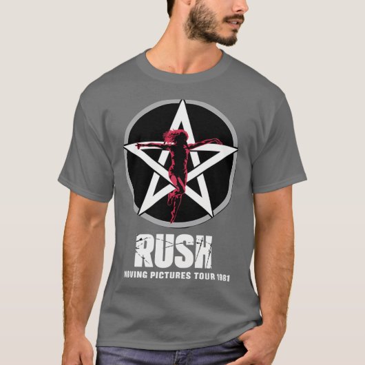 Rushs Rock 1981 Tour T-shirt (Voorkant)
