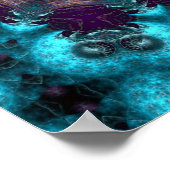 Ruskiana Cercle fractal Poster (Coin)