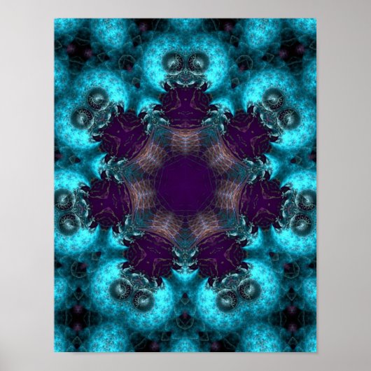 Ruskiana Cercle fractal Poster (Devant)
