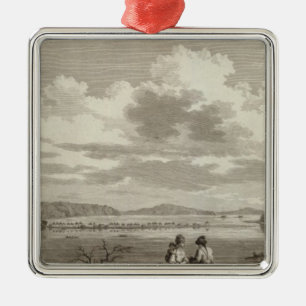 Rusland 2 metalen ornament