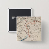 Rusland 4 vierkante button 5,1 cm (Voorkant /achterkant)