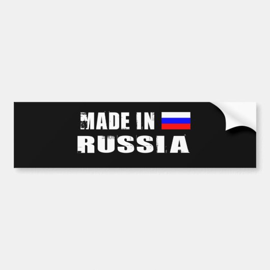 RUSLAND BUMPERSTICKER (Voorkant)