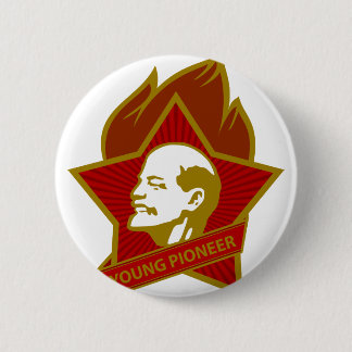 Rusland CCCP USSR Young Pioneer Ronde Button 5,7 Cm