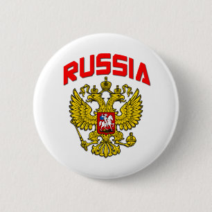 Rusland Crest Ronde Button 5,7 Cm