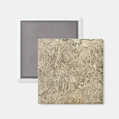 Rusland en Azië Magneet (Voorkant / Achterkant)