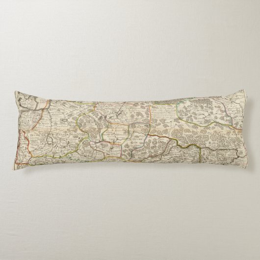 Rusland en Oekraïne 2 Lichaamskussen (Voorkant)