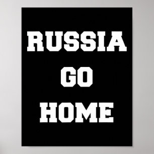 Rusland Ga Weg Ik Sta Met Oekraïne Oekraïense Lief Poster