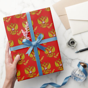 Rusland Geschenken verpakking, Russische vlag, Emb Cadeaupapier