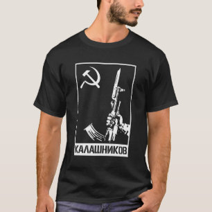 Rusland Kalasjnikov geweer Moskou Sovjet-Unie T-shirt