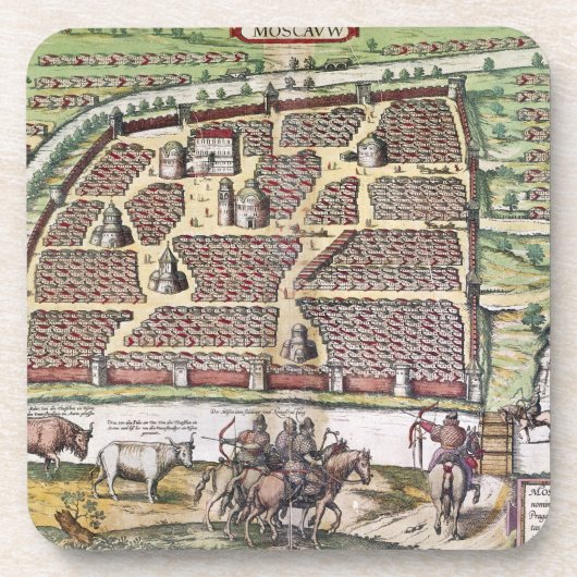 RUSLAND: MOSCOW, 1591 BIER ONDERZETTER (Voorkant)