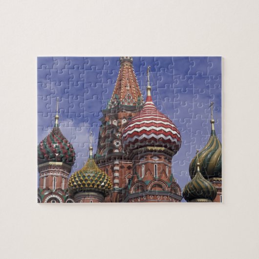 Rusland, Moskou, Rode Plein. beroemde uien van St. Legpuzzel (Horizontaal)