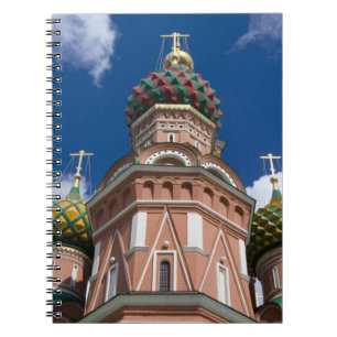Rusland, Moskou, Rode Plein. St. Basilius 2 Notitieboek