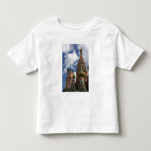Rusland, Moskou, Rode Plein. St. Basilius 4 Kinder Shirts