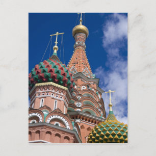 Rusland, Moskou, Rode Plein. St. Basilius 5 Briefkaart