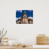 Rusland, Moskou, Rode Plein. St. Basil's 2 Poster (Keuken)