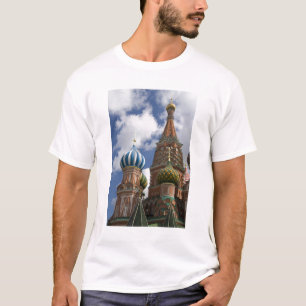 Rusland, Moskou, Rode Plein. St. Basil's 4 T-shirt