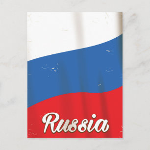 Rusland Nationaal poster van het vliegveld van de Briefkaart