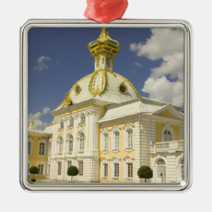 Rusland. Petrodvorets. Peterhof Paleis. Peter de 5 Metalen Ornament