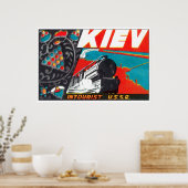  Rusland reizen Poster (Keuken)