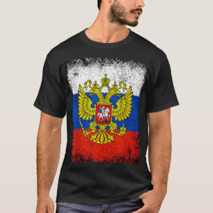 Rusland Russisch wapen Russische Federatie Mos T-shirt