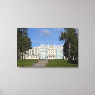 Rusland, Sint-Petersburg, Catharina Paleis (ook be Canvas Afdruk