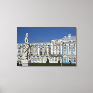 Rusland, Sint-Petersburg, Catharina Paleis (ook be Canvas Afdruk